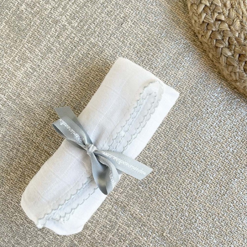 Langes bébé bio gris