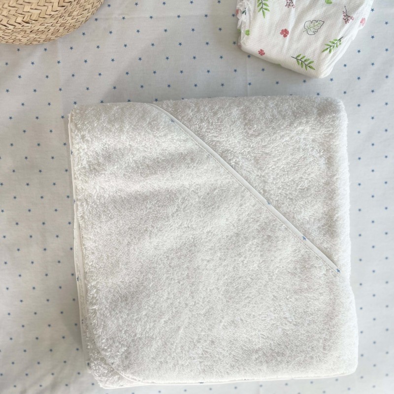 Cape de bain bébé éponge bio